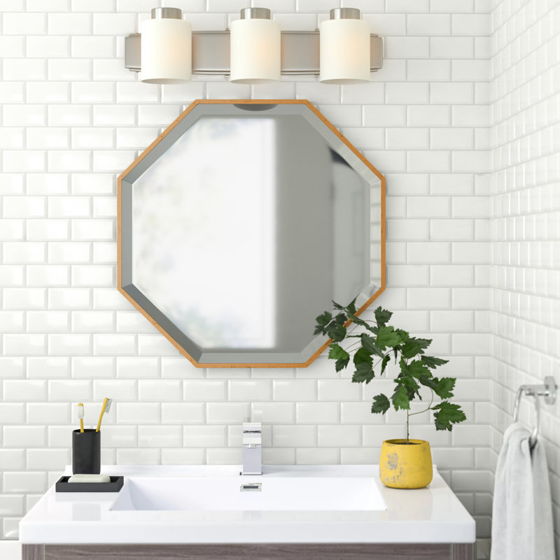 Wade Logan® Cloverly Modern & Contemporary Beveled Accent Mirror & Reviews Wayfair